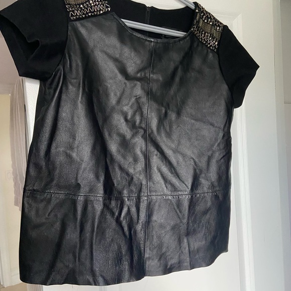 Danier black top size M - Picture 3 of 3